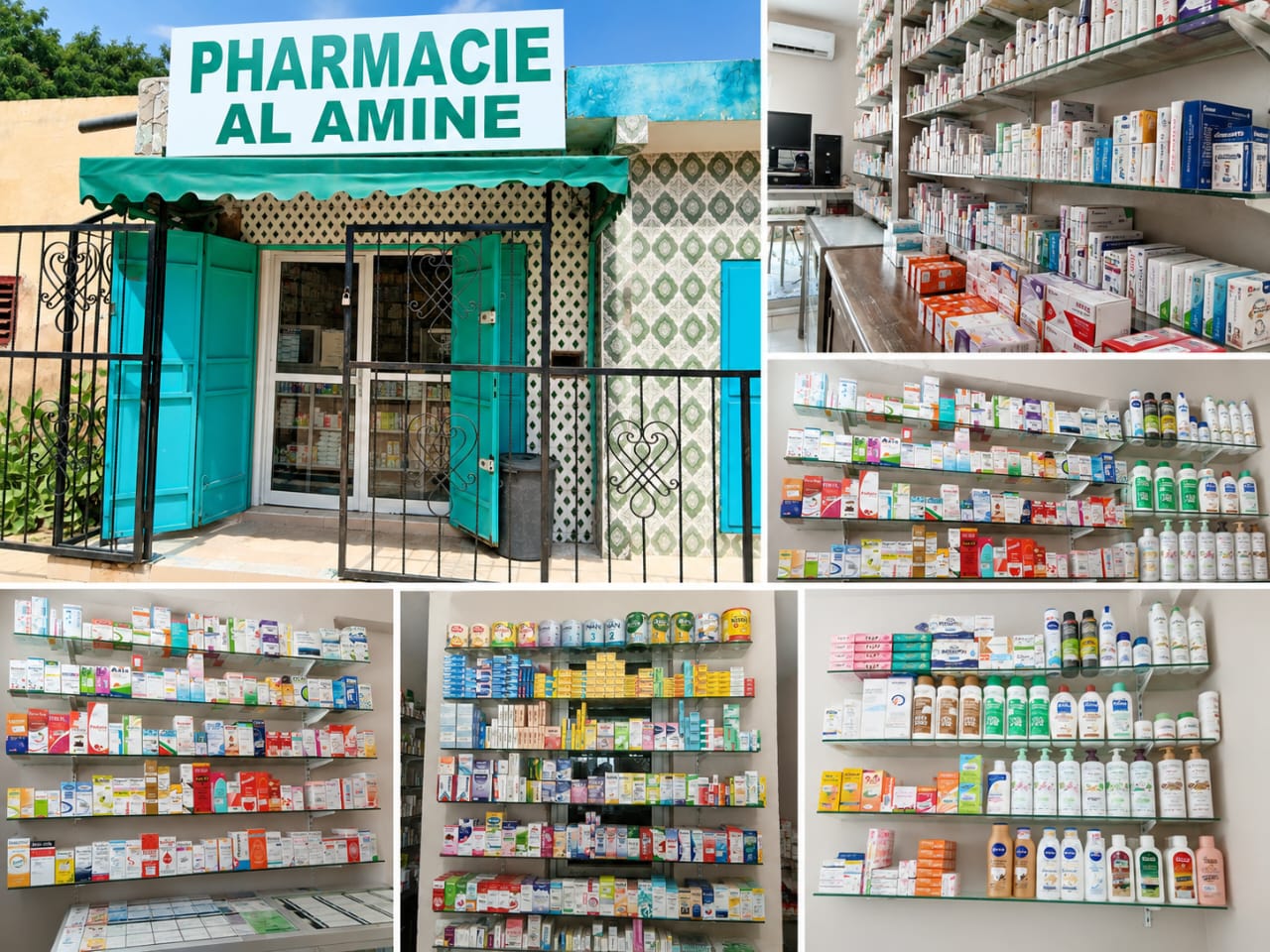Intérieur de la Pharmacie AL AMINE